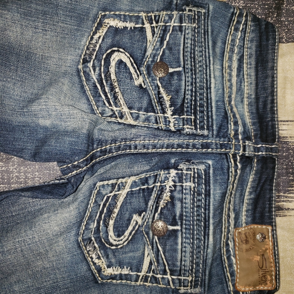 Silver jeans